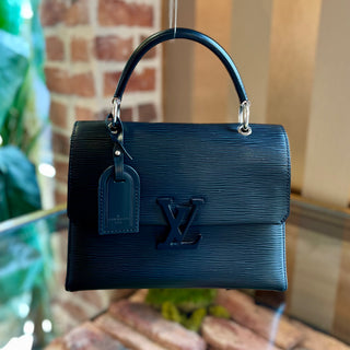LOUIS VUITTON Black Epi Grenelle Handbag