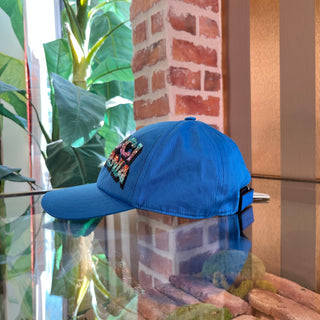 GUCCI Blue Cotton California Sequin Embellished Hat SZM/58CM
