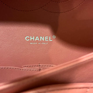 CHANEL Maxi Double Flap Pink Calfskin Leather Shoulder Bag