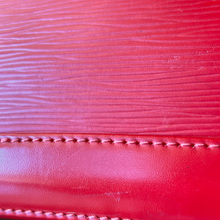 LOUIS VUITTON Red Epi Leather Alma BB