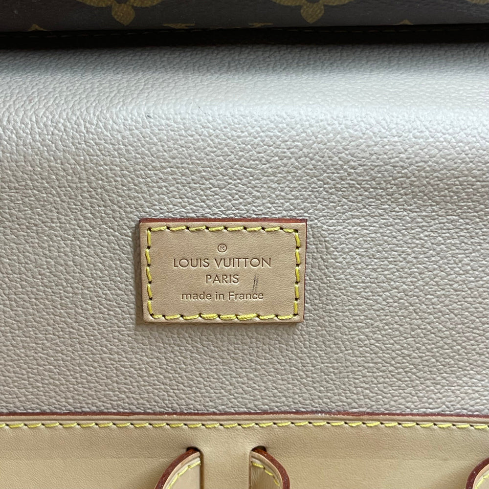 LOUIS VUITTON Nice Vanity Case Brown Monogram Canvas Top Handle