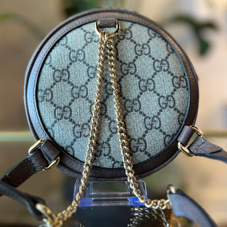 GUCCI GG Surpreme Ophidia Round Backpack