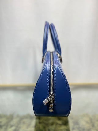 LOUIS VUITTON Jasmin Blue Epi Leather Satchel