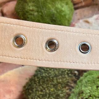 PRADA Leather White Belt SZ 80/32