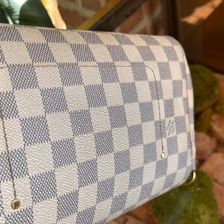 LOUIS VUITTON Favorite MM Damier Azur Canvas Crossbody
