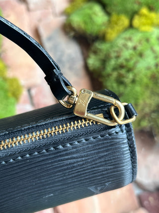 LOUIS VUITTON Papillon Mini Black Epi