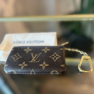 LOUIS VUITTON LV Monogram Key Cles Pouch