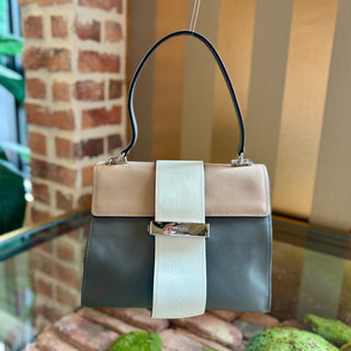 PRADA Metal Ribbon Top Handle