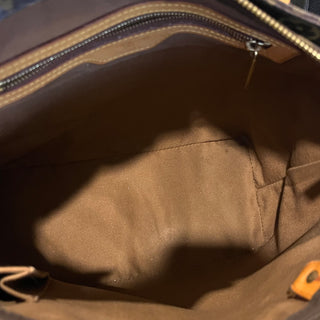 LOUIS VUITTON Piano Brown Monogram Canvas Tote Bag