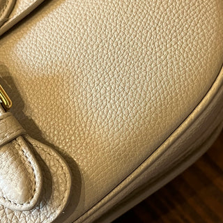 CHRISTIAN DIOR Bobby Dior Large Rope Beige Grained Calfskin Shoulder Bag