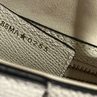DIOR Saddle Latte Grained Calfskin Shoulder Bag with Strap