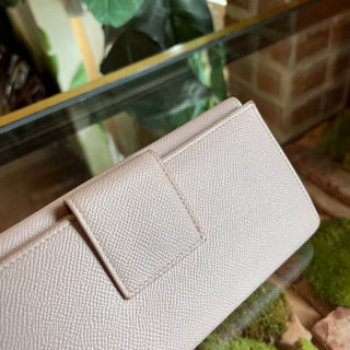 BVLGARI Serpenti Pink Leather Long Wallet