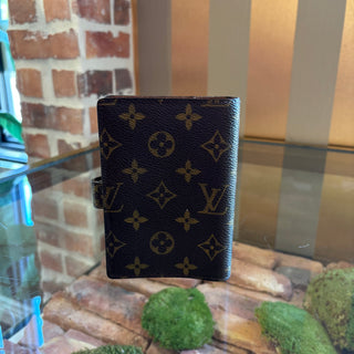 LOUIS VUITTON Vintage LV Monogram Coated Canvas Agenda