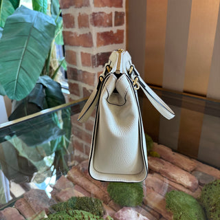 GUCCI White leather Small Ophidia Tote