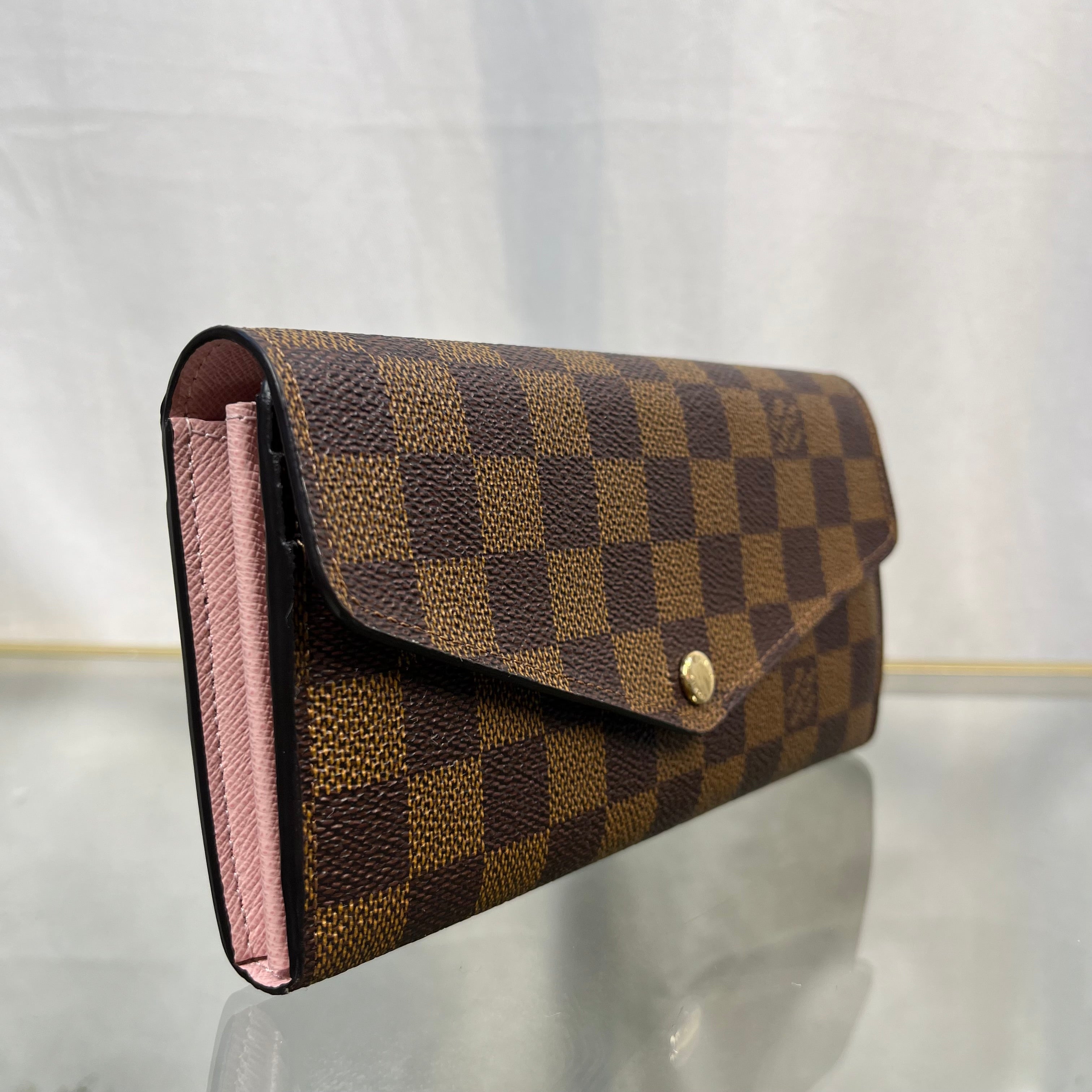 Louis Vuitton Damier Ebene Sarah wallet Crossbody selling