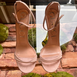 GUCCI Light Pink Suede Stilettos SZ 40 (US 10)