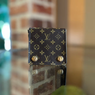 LOUIS VUITTON Small LV Monogram Folding Jewelry Case SM0074 2