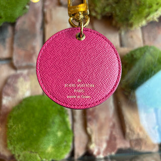 LOUIS VUITTON Monogram Canvas Illustre Posies Key Holder and Bag Charm