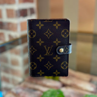LOUIS VUITTON Vintage LV Monogram Coated Canvas Agenda