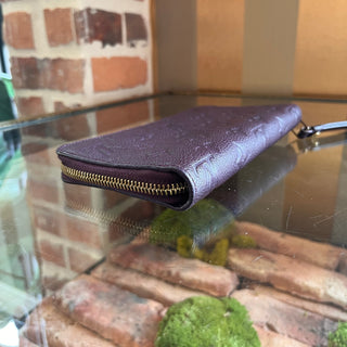 LOUIS VUITTON Empriente Purple Leather Zippy Wallet