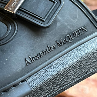 ALEXANDER MCQUEEN Hybrid Black Rubber Slides