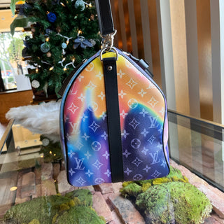 LOUIS VUITTON Keepall Bandouliere 50 Sunset Monogram Canvas Duffel