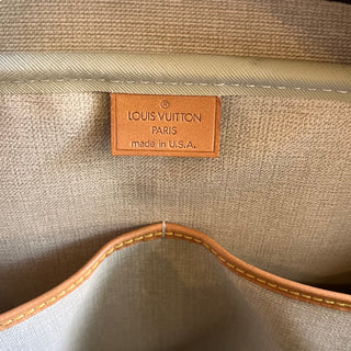 LOUIS VUITTON Deauville Brown Monogram Canvas Vintage Satchel