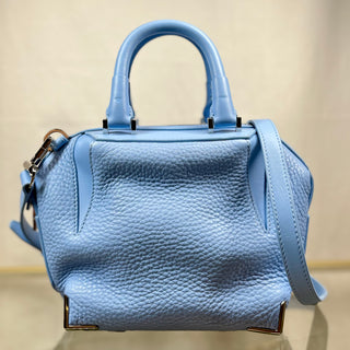 ALEXANDER WANG Emilie Blue Atlas Soft Pebbled Leather Two-Way Tote Bag TS3707