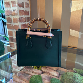 GUCCI Green Diana Tote
