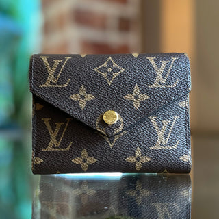 LOUIS VUITTON Compact Victonne Coated Canvas Monogram Wallet