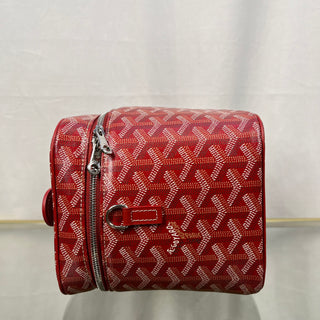 GOYARD Goyardine Muse Red Vanity Case