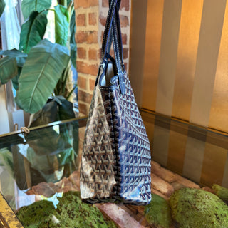 GOYARD Navy Goyardine Canvas Saint-Louis PM