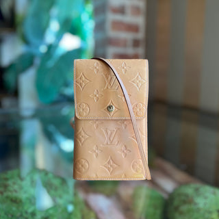 LOUIS VUITTON Walker Yellow Monogram Vernis Wallet