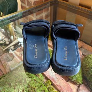 DIOR Dio(r)evolution Navy Slide Sandals