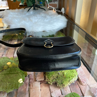 LOUIS VUITTON Saint Cloud GM Black Epi Leather Shoulder Bag