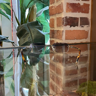 MIU MIU SMUB50 Gold-Tone Metal Rectangle Sunglasses