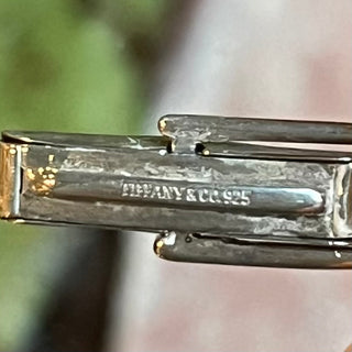 TIFFANY&CO. 1995 Oval Atlas Cuff Links