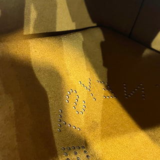 STELLA MCCARTNEY Logo Crossbody Smooth Alter Mat Vegan Leather Perforated Crossbody Bag