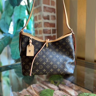 LOUIS VUITTON Carryall PM Brown Monogram Canvas Shoulder Bag