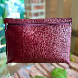 LOEWE Vintage Rouge Leather Clutch