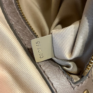 CHLOE Bay Beige Leather Quilted Tote Bag
