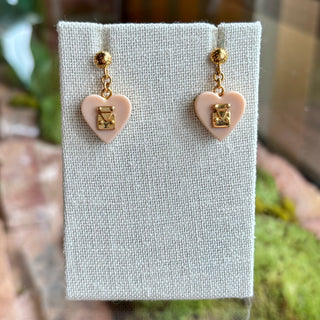 LOUIS VUITTON Heart Lock Me Earrings