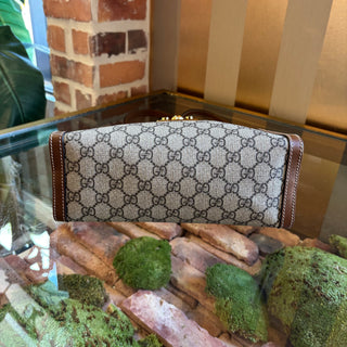 GUCCI GG Supreme Padlock Small Shoulder Bag
