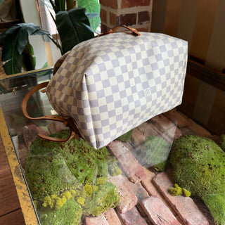 LOUIS VUITTON Sperone Damier Azur Canvas Backpack Bag