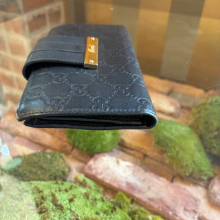 GUCCI GG Supreme Leather Continental Wallet