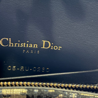 DIOR Saddle Pouch Blue Oblique Canvas Belt Bag