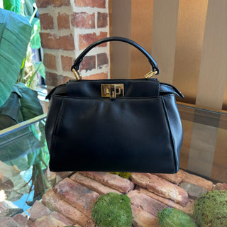 FENDI Black Mini Peekaboo