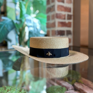 GUCCI Lamé Papier Gold Hat