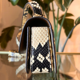 Tory Burch Eleanor Exotic small convertible shoulder bag,