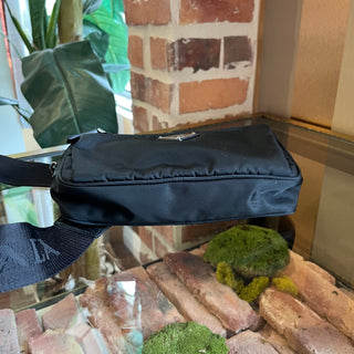 PRADA Black Nylon Belt Bag